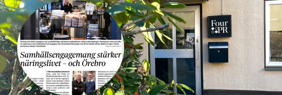 Nerikes Allehanda debattartikel från Four PR