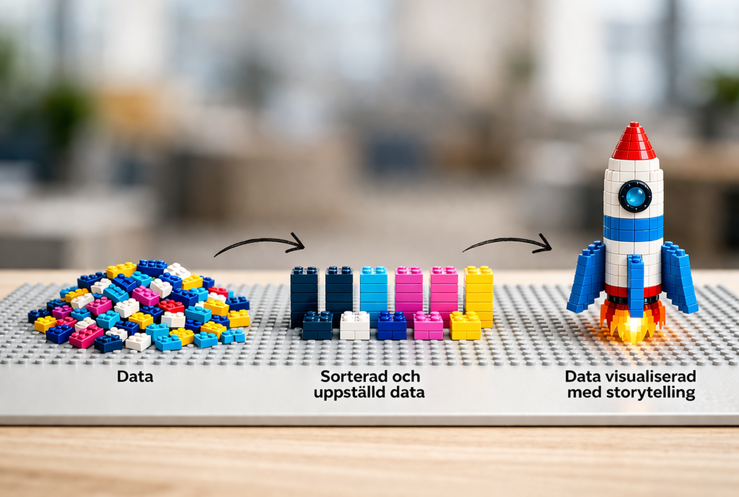 Data utan berättelse riskerar bli brus
